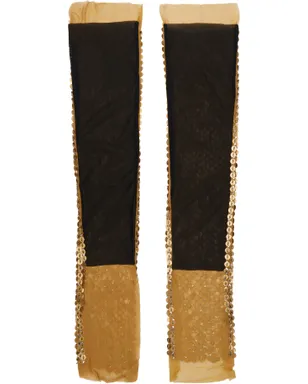 Edward Cuming Hand Embroidered スパンコール レッグウォーマー - サムネイル2