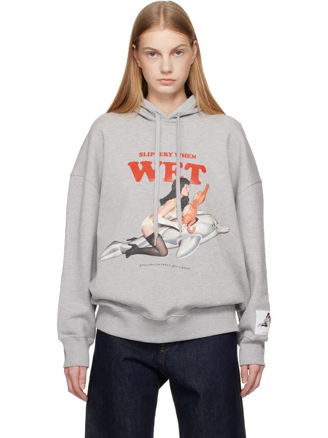 Stella McCartney Stella McCartney Jeff Koonsエディション 'Slippery When Wet' フーディの商品画像