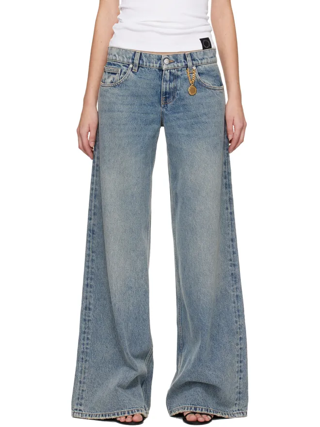 Stella McCartney Stella McCartney Vintage Wash ワイドレッグ ジーンズの商品画像