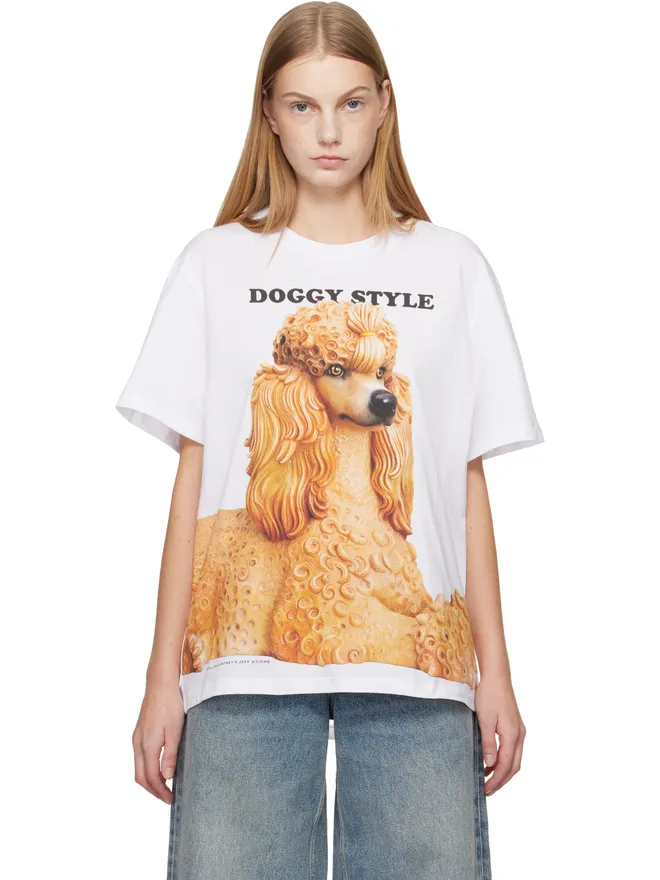 Stella McCartney Stella McCartney Jeff Koonsエディション 'Doggy Style' Tシャツの商品画像