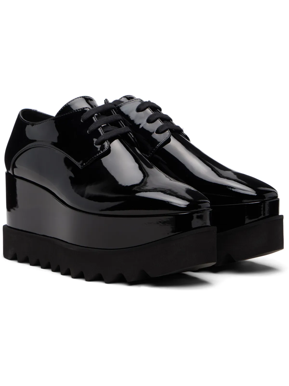 Stella McCartney 限定エディション Elyse モノクローム プラットフォーム ダービー - 画像4