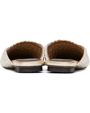 Stella McCartney Metallic Woven ミュール - サムネイル2