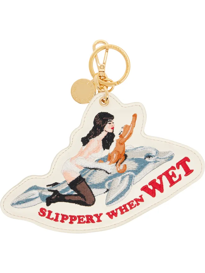 Stella McCartney Stella McCartney Jeff Koonsエディション 'Slippery When Wet' キーホルダーの商品画像