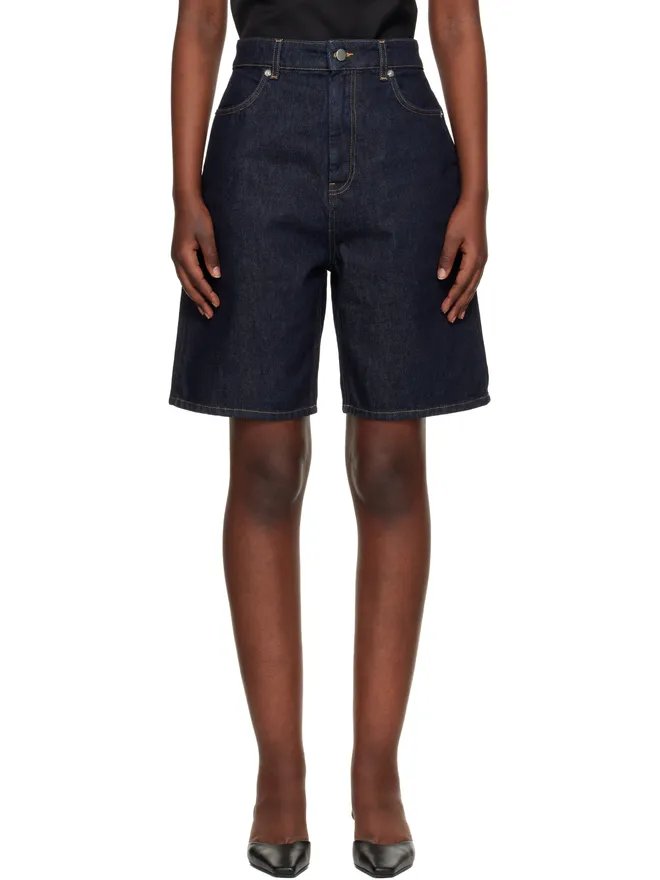 Loulou de Saison Loulou de Saison Isu Lds デニムショートパンツの商品画像