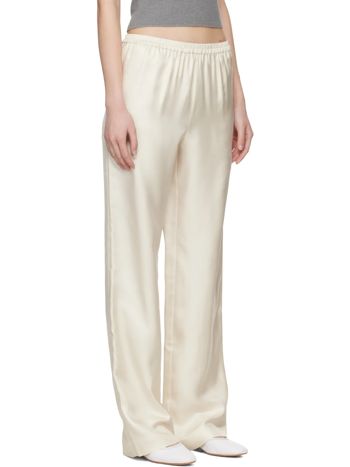 Loulou de Saison Alera LDS シルクツイル トラウザーズ - 画像2