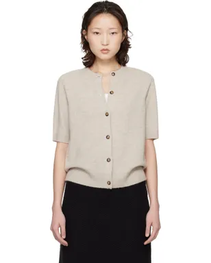Loulou de Saison Jodi 半袖 カシミヤ カーディガン - サムネイル1