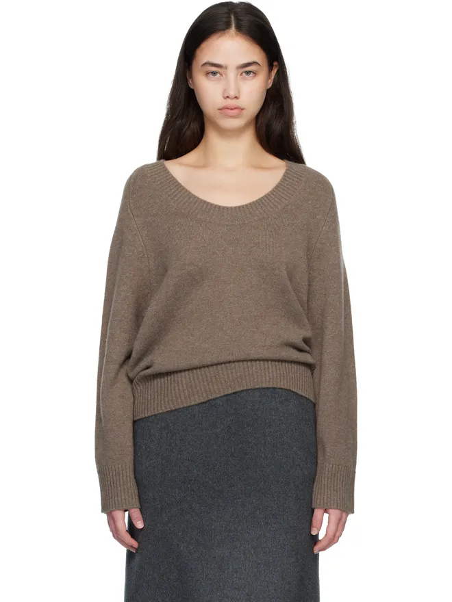 Loulou de Saison Loulou de Saison BAJI U Neck カシミヤ セーターの商品画像