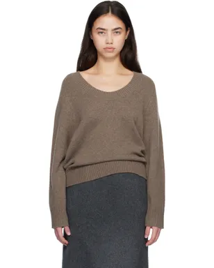 Loulou de Saison BAJI U Neck カシミヤ セーター - サムネイル1