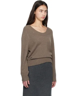 Loulou de Saison BAJI U Neck カシミヤ セーター - サムネイル2
