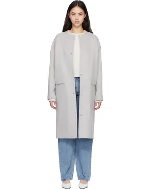 Loulou de Saison KERRY Drap Oval ウール カシミヤ コート - サムネイル1