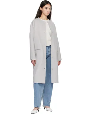 Loulou de Saison KERRY Drap Oval ウール カシミヤ コート - サムネイル4