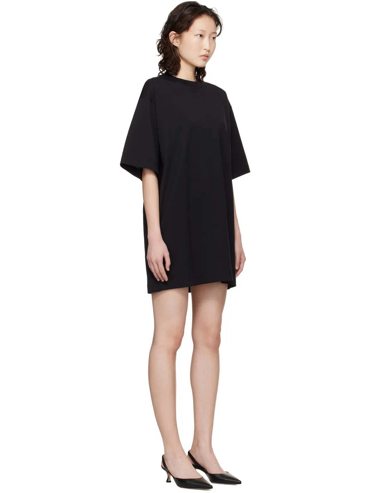 Loulou de Saison Ayaz LDS Tシャツ ミディアムワンピース - 画像2
