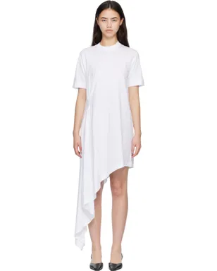 Loulou de Saison IGARI アシンメトリー Tシャツ ミディアムワンピース - サムネイル1