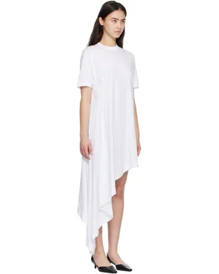 Loulou de Saison IGARI アシンメトリー Tシャツ ミディアムワンピース - サムネイル2