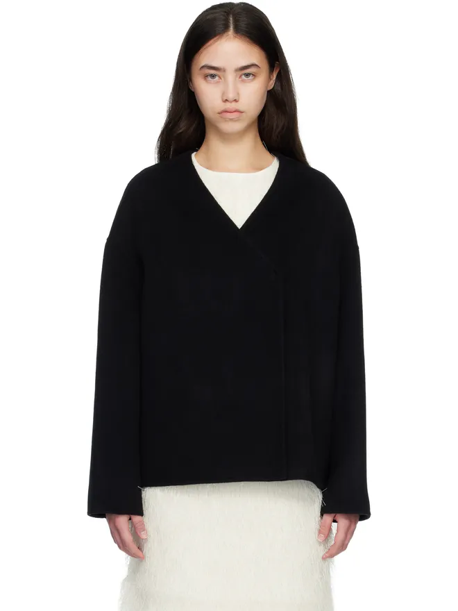 Loulou de Saison Loulou de Saison MAARA Asymmetric Drap ジャケットの商品画像