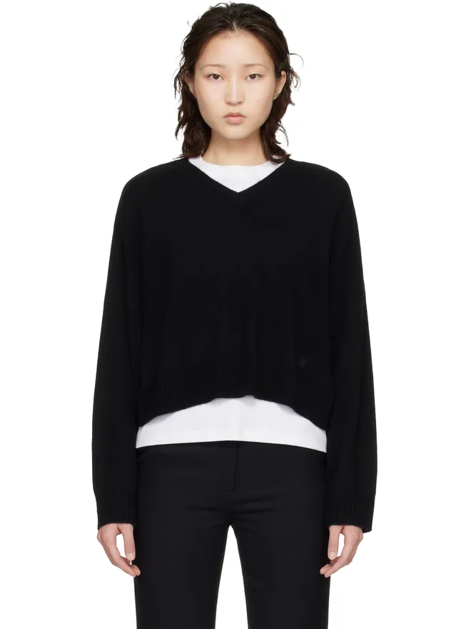 Loulou de Saison Loulou de Saison Anzor LDS カシミヤ Vネックセーターの商品画像