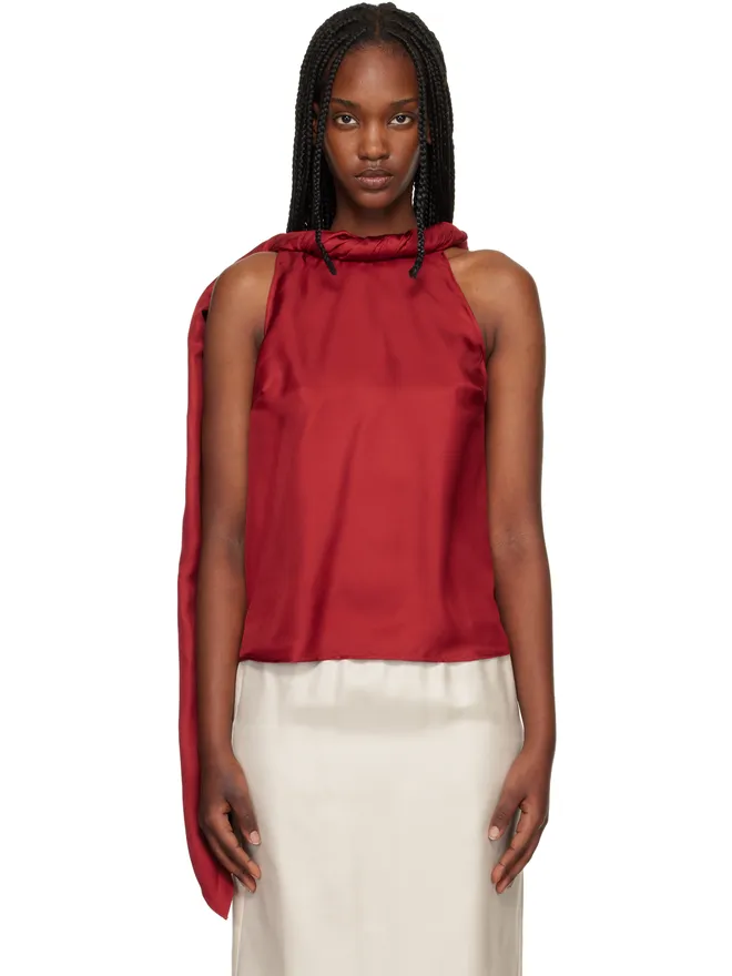 Loulou de Saison Loulou de Saison Wilma Twisted Collar ブラウスの商品画像