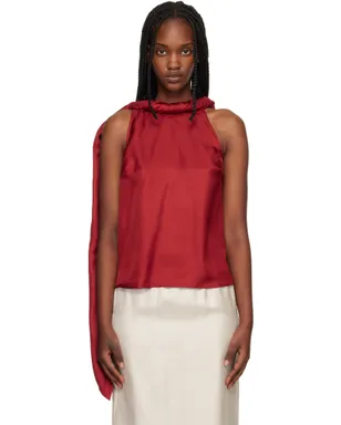 Loulou de Saison Wilma Twisted Collar ブラウス - サムネイル1