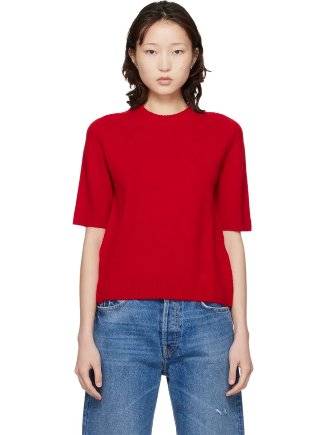Loulou de Saison Loulou de Saison Dara 半袖 カシミヤ セーターの商品画像