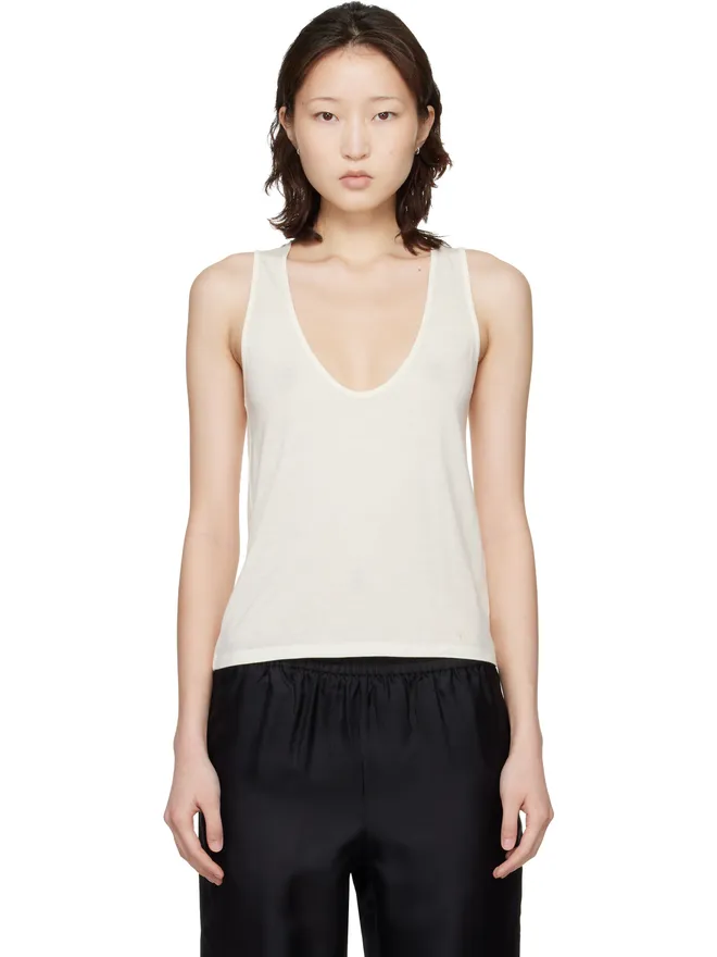 Loulou de Saison Loulou de Saison Albia LDS U Neck タンクトップの商品画像