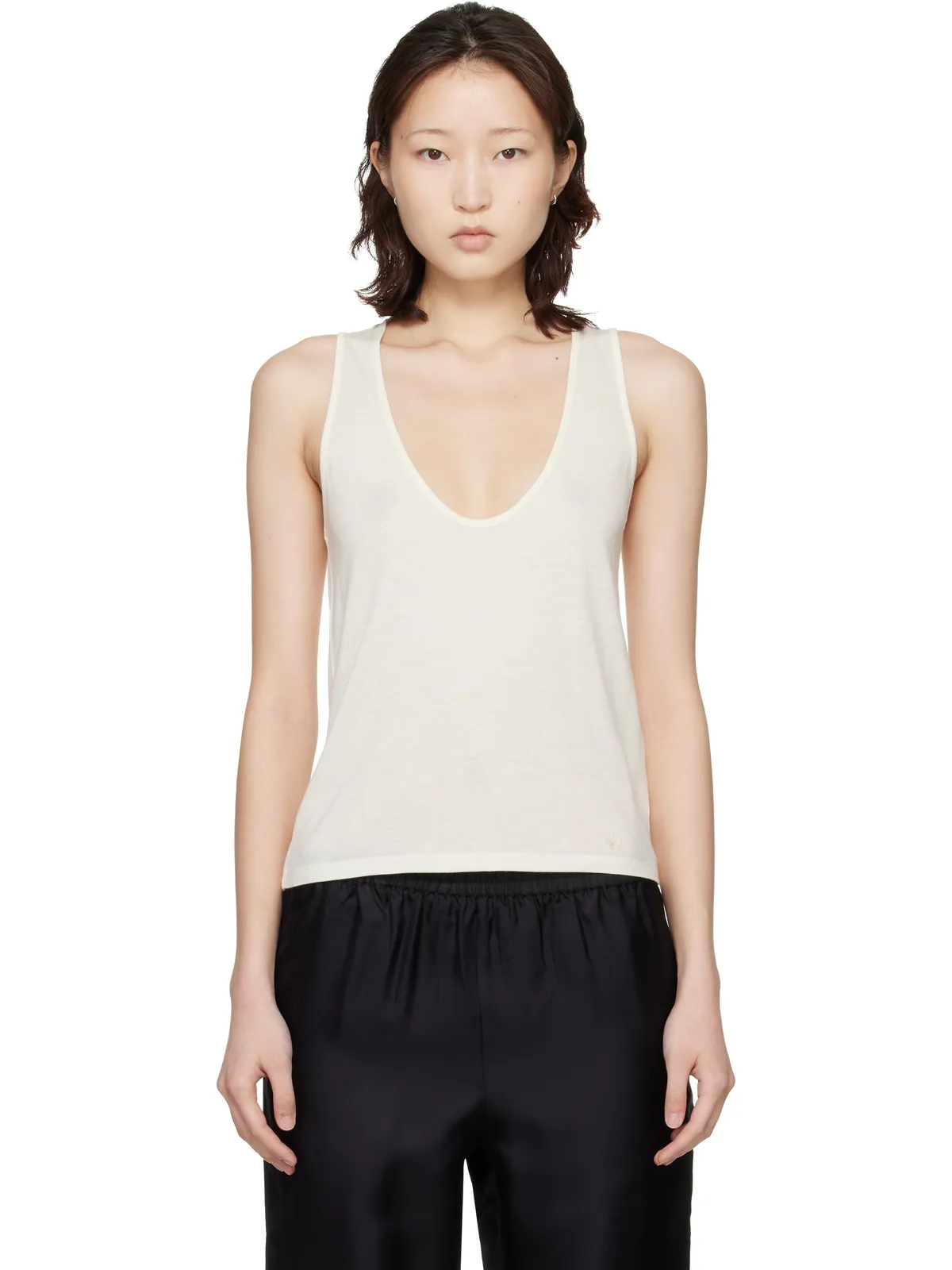 Loulou de Saison Albia LDS U Neck タンクトップ - 画像1
