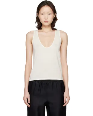 Loulou de Saison Albia LDS U Neck タンクトップ - サムネイル1