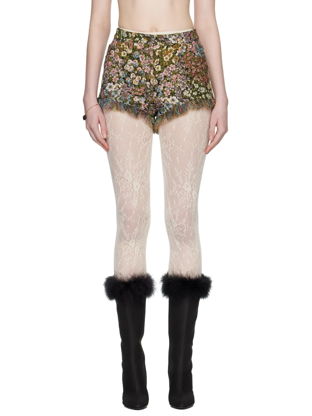 Valentino Après L'Hiver Fiorellini ゴブラン ショートパンツ - 画像1