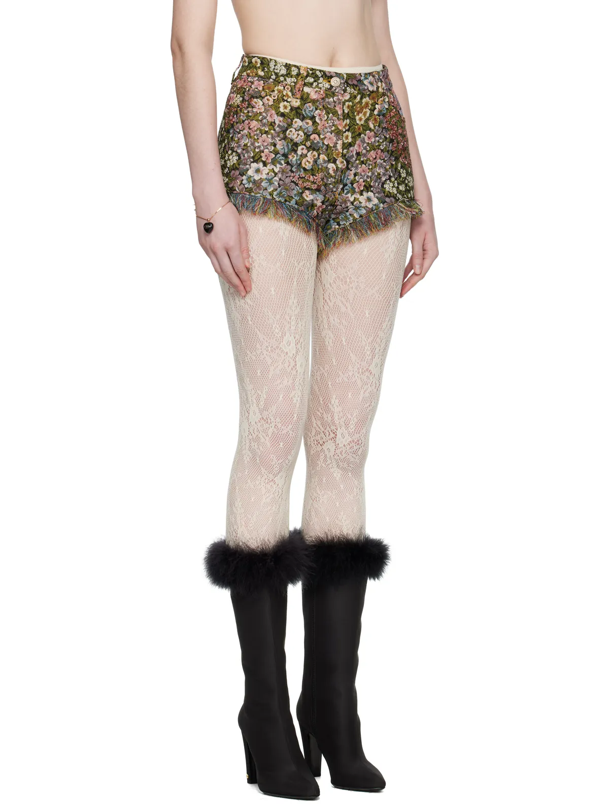 Valentino Après L'Hiver Fiorellini ゴブラン ショートパンツ - 画像2