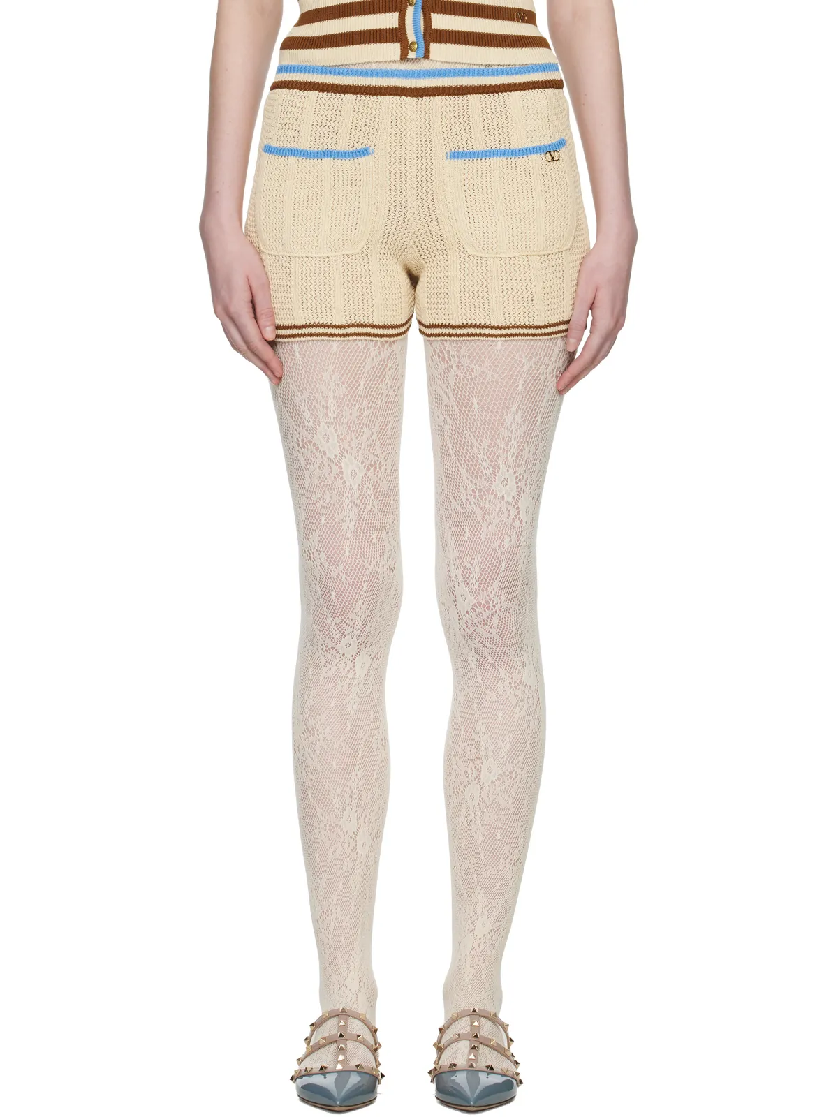 Valentino コットン ショートパンツ - 画像1