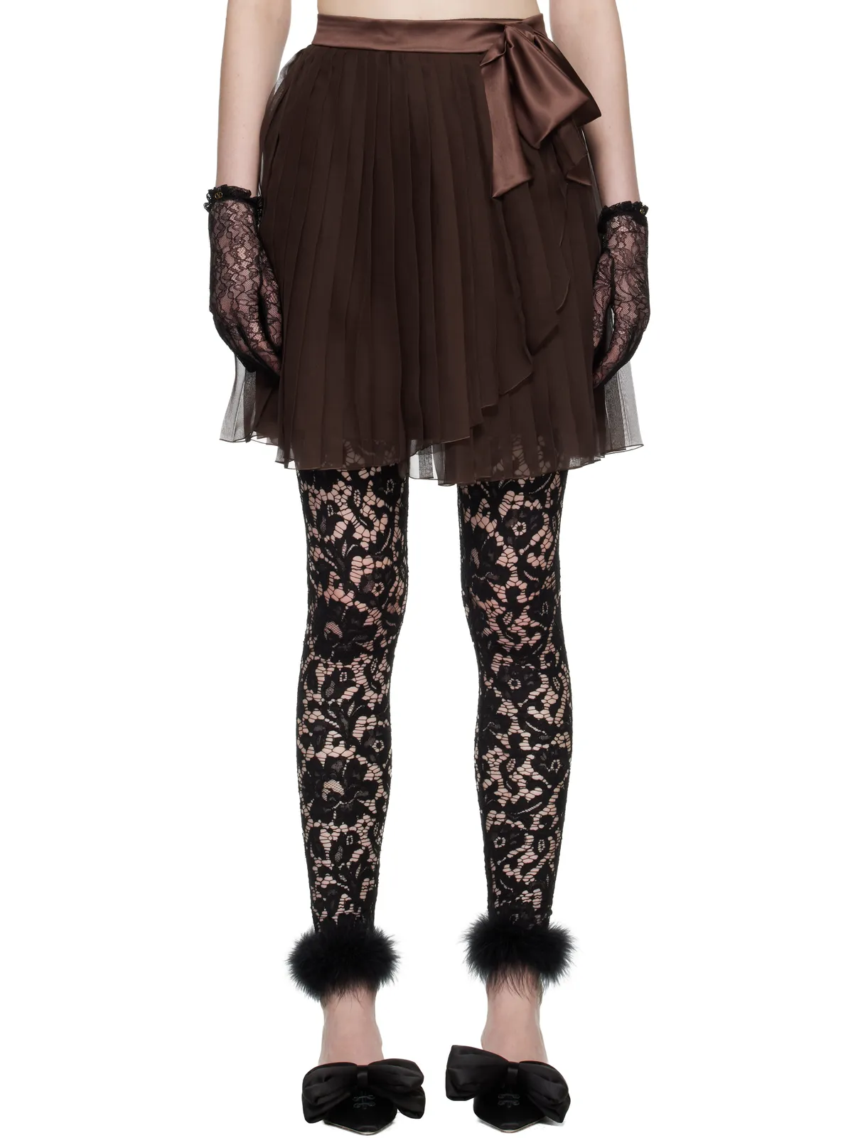 Valentino ミディアム プリーツスカート - 画像1