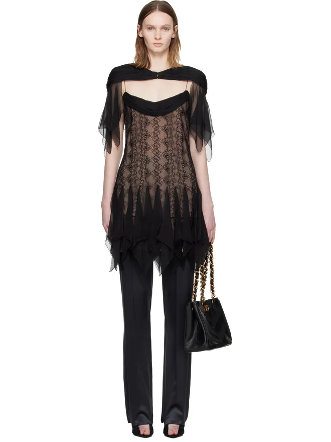 Valentino Valentino レース ミニワンピースの商品画像