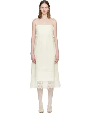 Valentino リネン ミディアムワンピース - サムネイル1