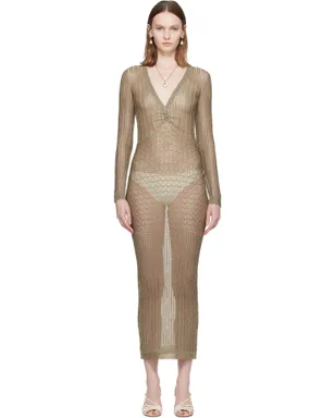 Valentino Tailored Elegance ルレックス マキシドレス - サムネイル1