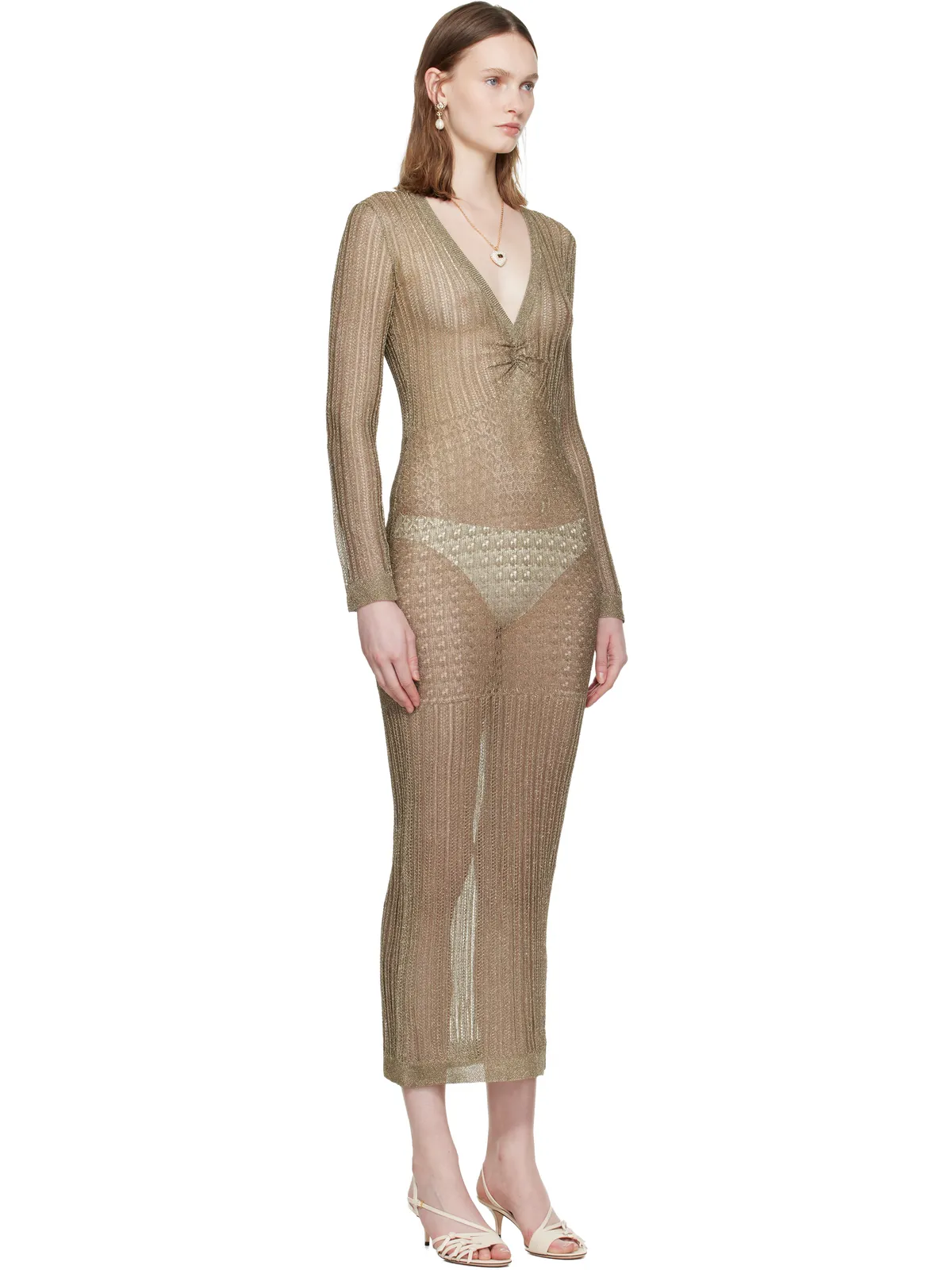 Valentino Tailored Elegance ルレックス マキシドレス - 画像2