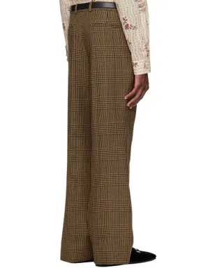 Valentino グレンチェック トラウザーズ - サムネイル3