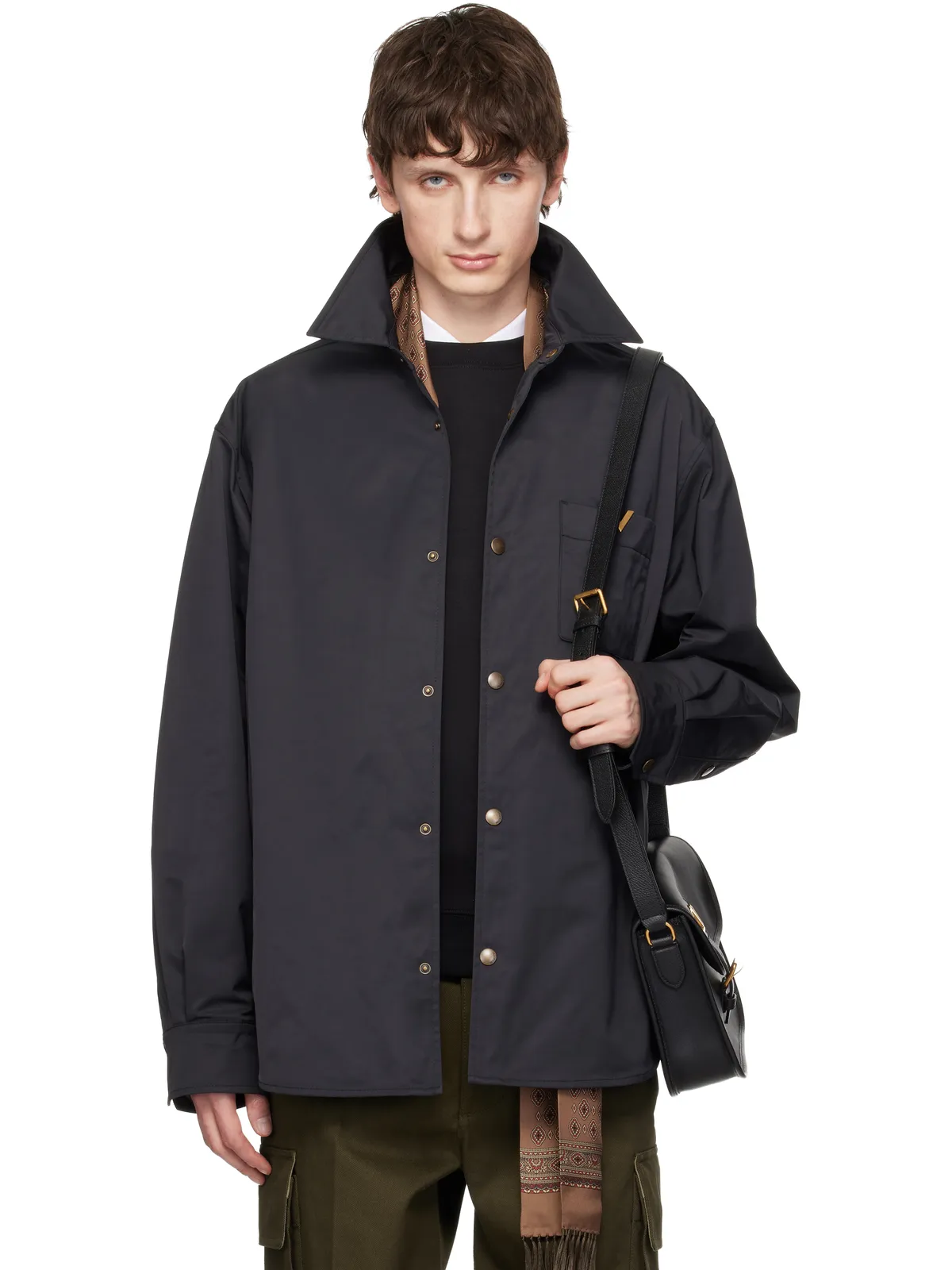 Valentino VGold ナイロン オーバーシャツ - 画像1