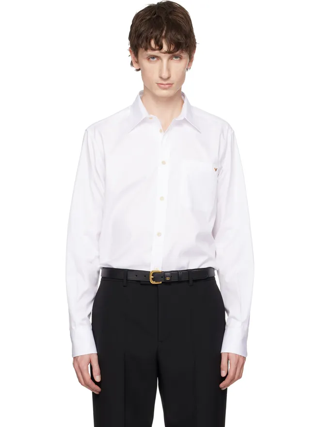 Valentino Valentino VGold オックスフォード コットン シャツの商品画像