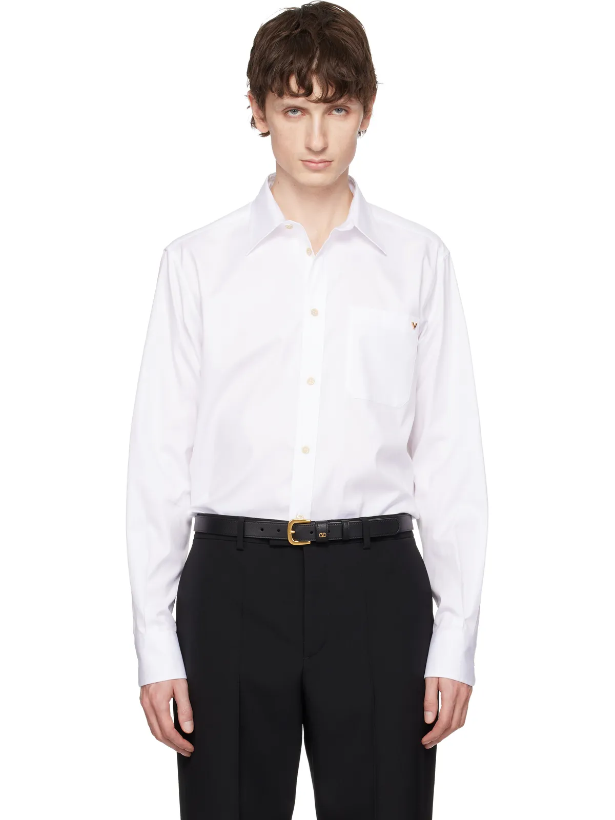 Valentino VGold オックスフォード コットン シャツ - 画像1