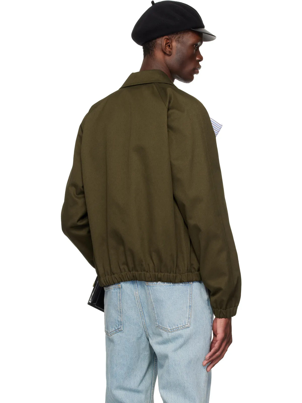 Valentino コットン ギャバジン ボンバージャケット - 画像3
