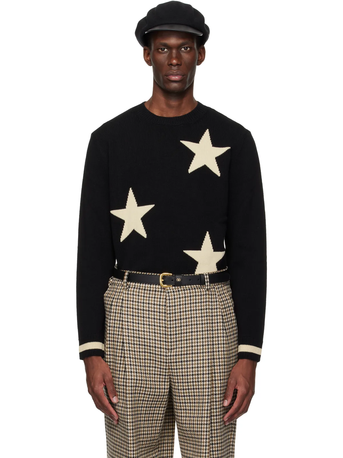 Valentino Stars VLogo クルーネックセーター - 画像1