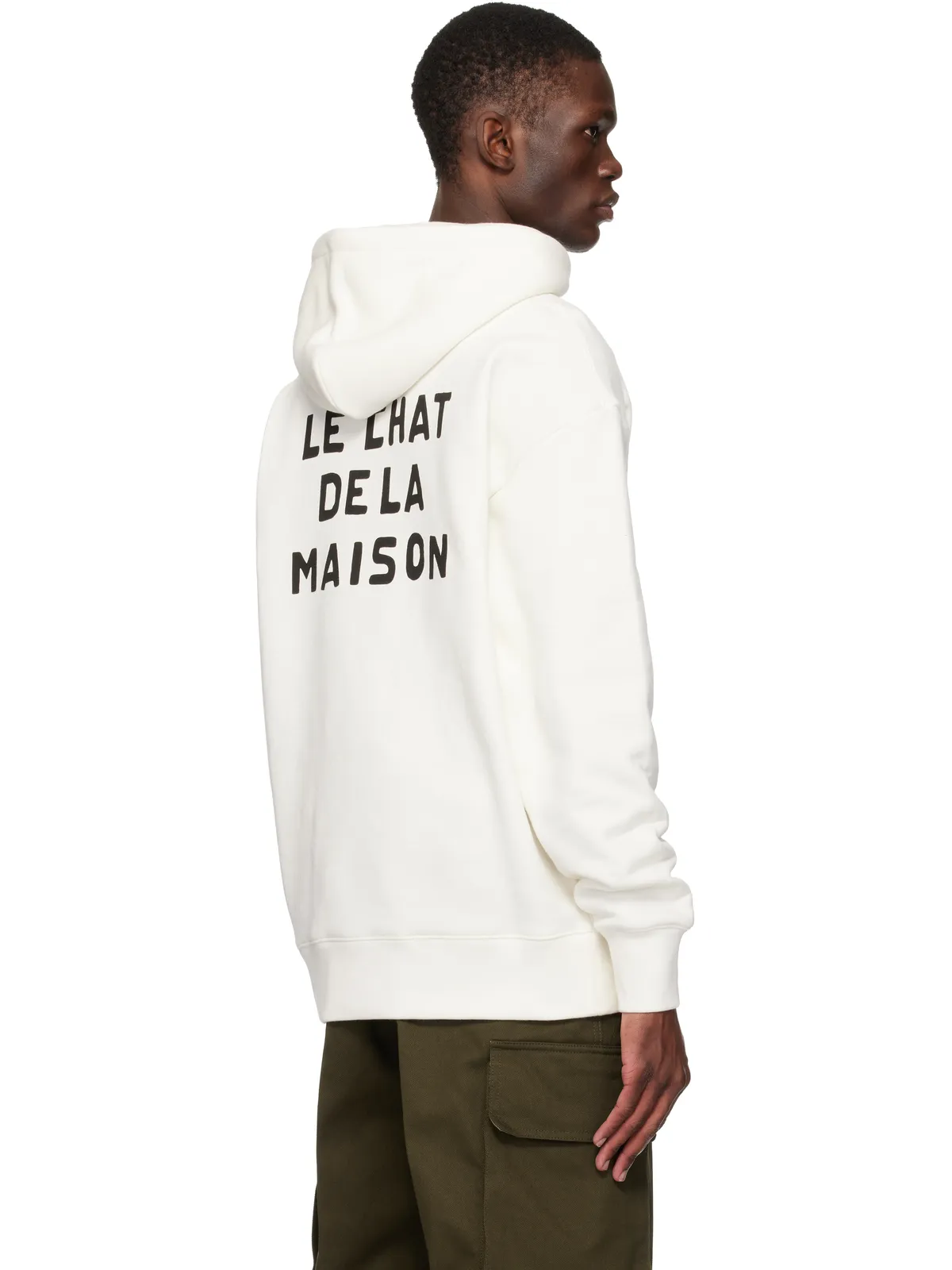 Valentino 'Le Chat De La Maison' Print コットン フーディ - 画像3
