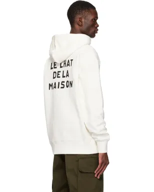 Valentino 'Le Chat De La Maison' Print コットン フーディ - サムネイル3