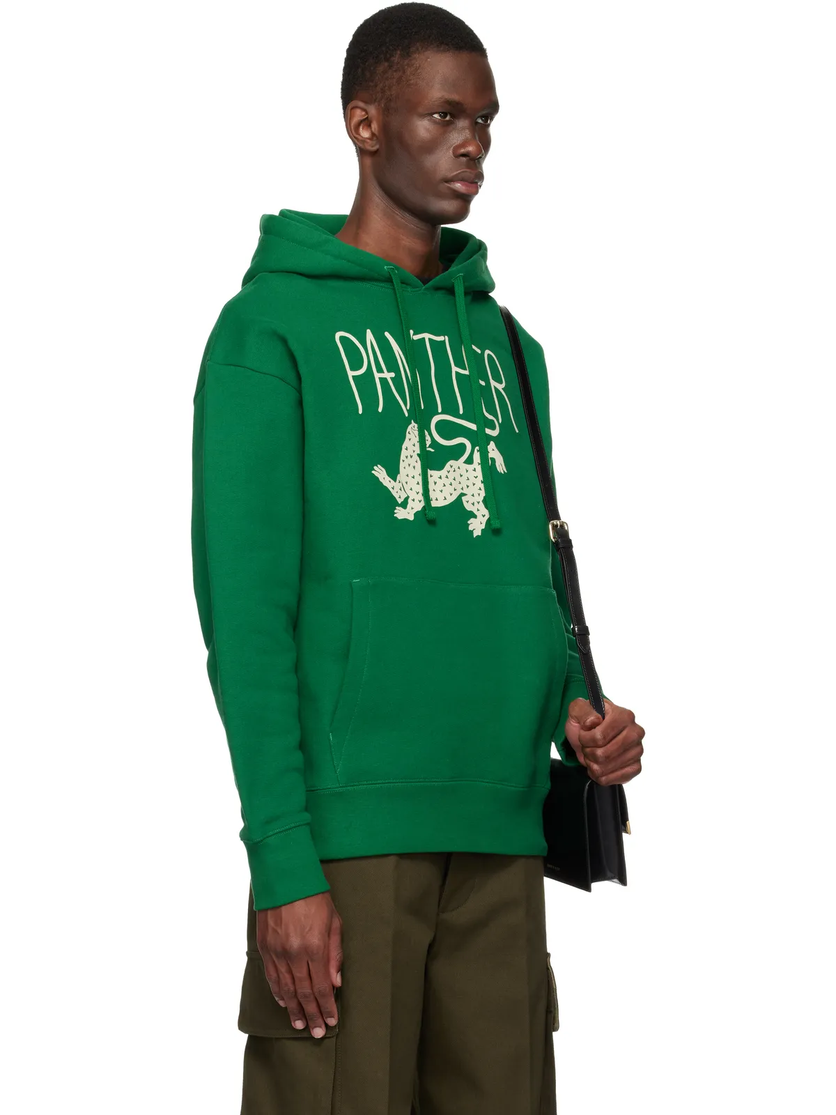 Valentino 'Panther' Print コットン フーディ - 画像2