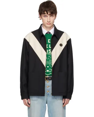 Valentino VLogo Signature Diagonal Wool ジャケット - サムネイル1