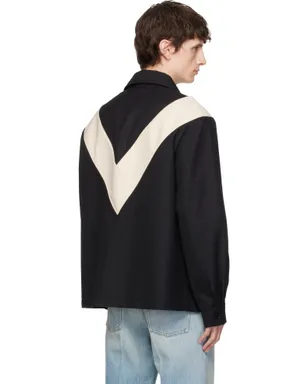 Valentino VLogo Signature Diagonal Wool ジャケット - サムネイル3