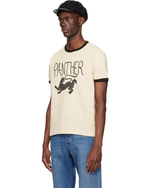 Valentino 'Panther' Print コットン Tシャツ - サムネイル4