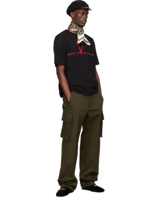 Valentino 'Made in Valentino' Print コットン Tシャツ - サムネイル4