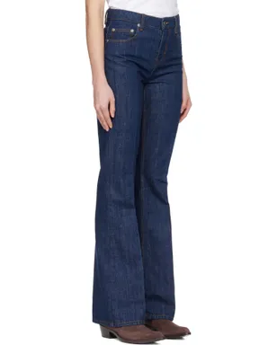 AMI Paris コットン ブーツカット ジーンズ - サムネイル2