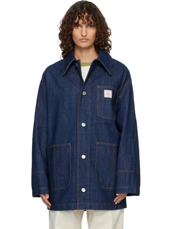 AMI Paris AMI Paris Cotton 'Ami Paris Heritage' Label ワークジャケットの商品画像