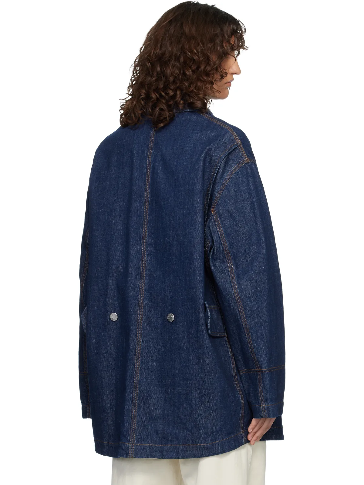 AMI Paris Cotton 'Ami Paris Heritage' Label ワークジャケット - 画像3